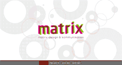 Desktop Screenshot of matrix-design.ch