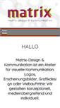 Mobile Screenshot of matrix-design.ch